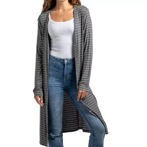 Allthreads Women's Coastal Lightweight Rib Knit Cardigan M